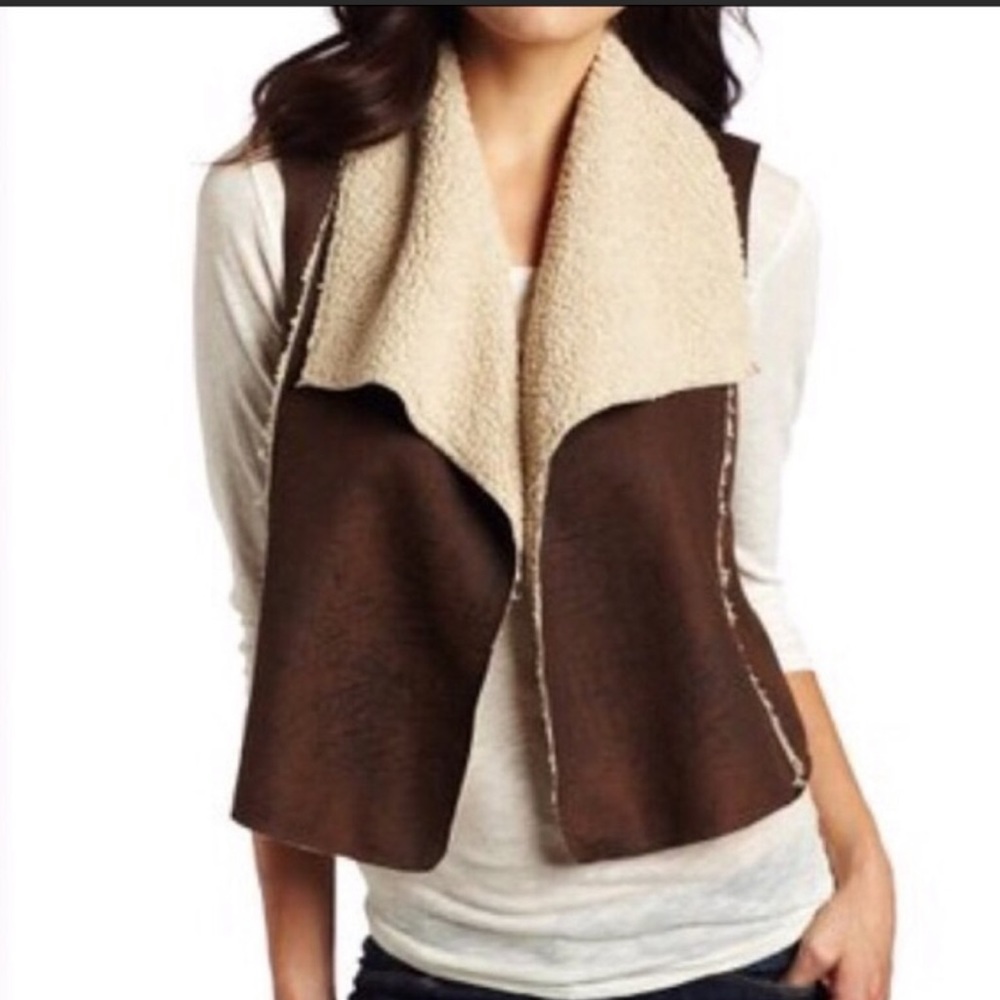 C&C California sherpa vest